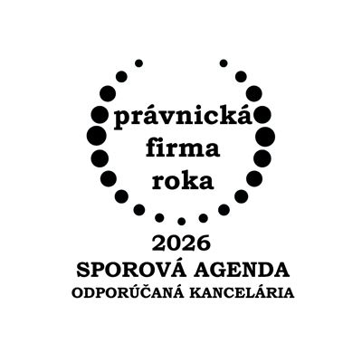 Právnická firma roka 2026 - Sporová agenda